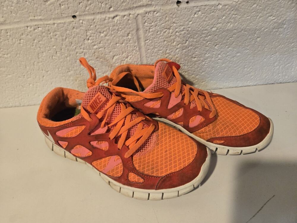 Nike Free Orange/pink Womens 8 (2011) Used Fair Condition